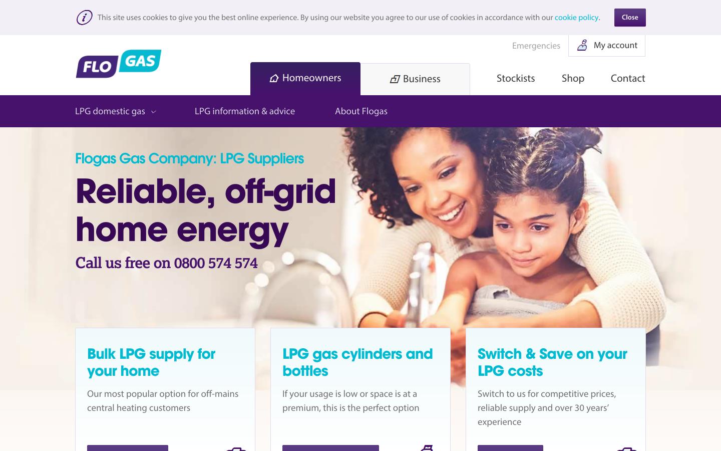 Flogas Britain Ltd Website