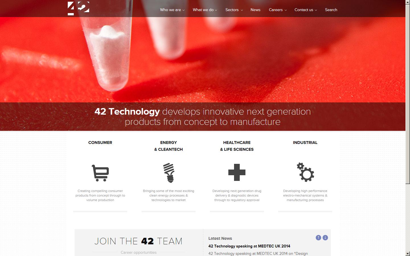 42 Technology Ltd Website