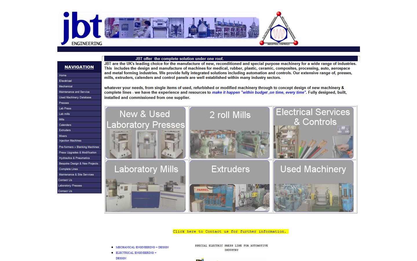 JBT Emgineering Website