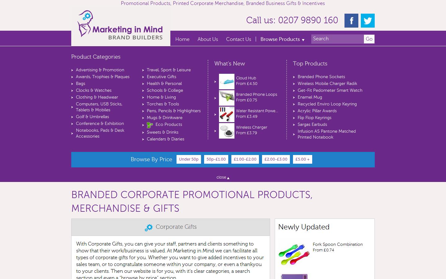Marketing In Mind Ltd Website