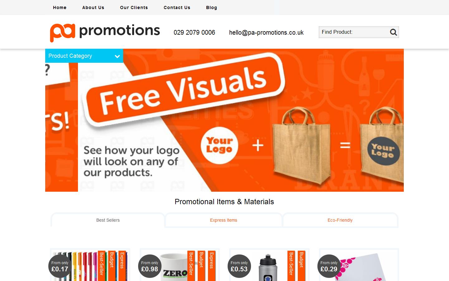 PA Promotions Website