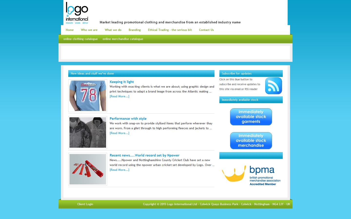 Logo International Ltd Website