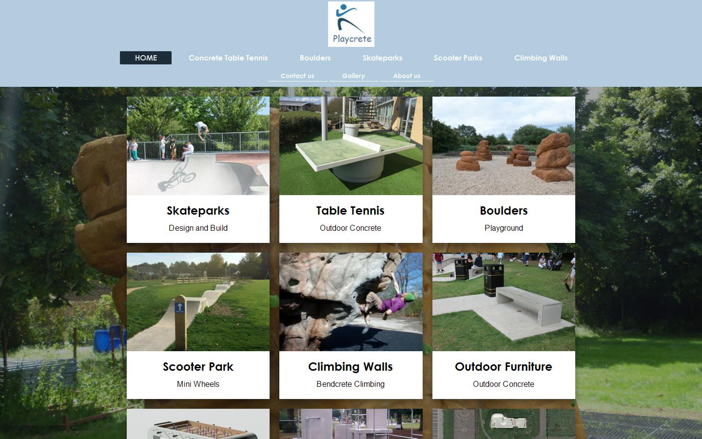 Bendcrete Climbing Walls Ltd Website