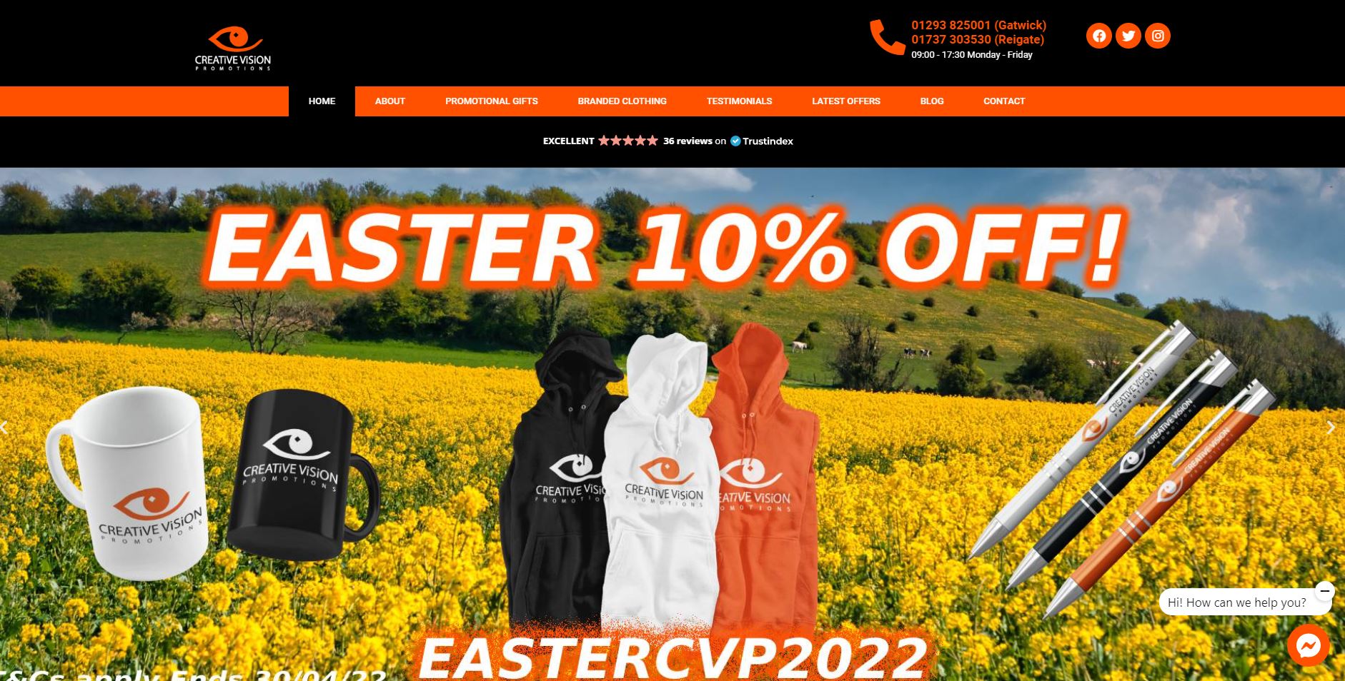 Creative Vision Promotions Ltd Website