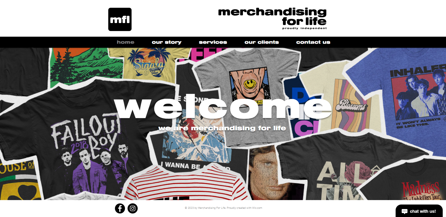 Merchandising For Life Website