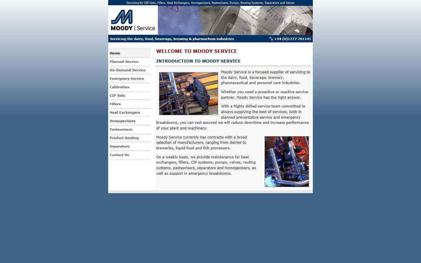 Moody Service Website