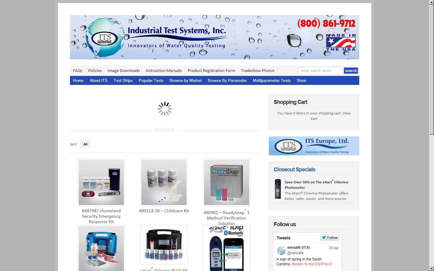 ITS Europe Ltd Website