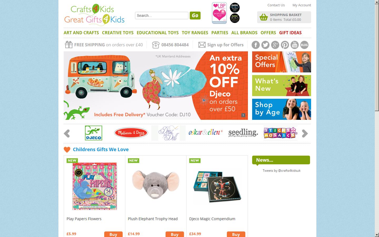 Craft4Kids Ltd Website