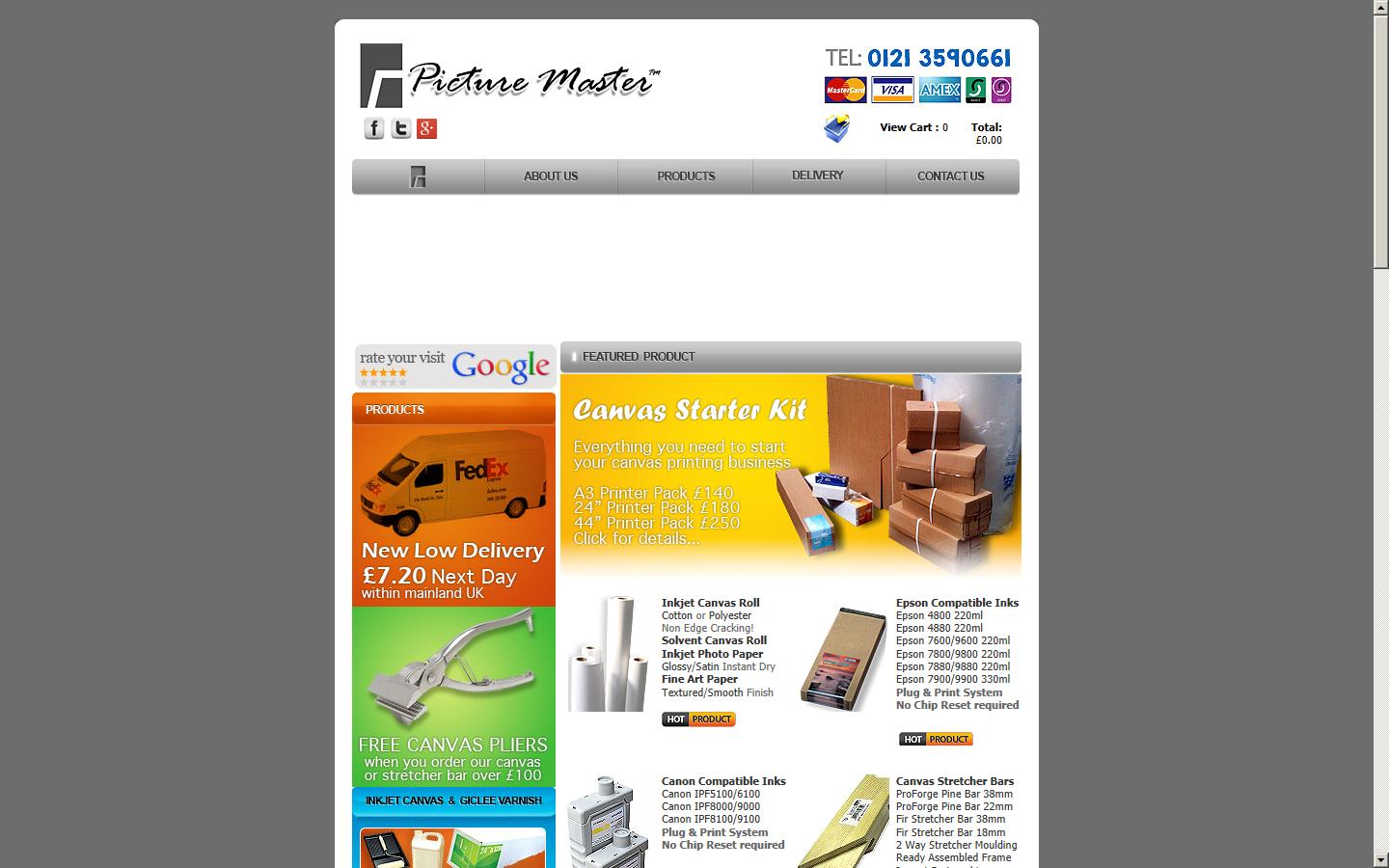 Picture Master Co Ltd Website
