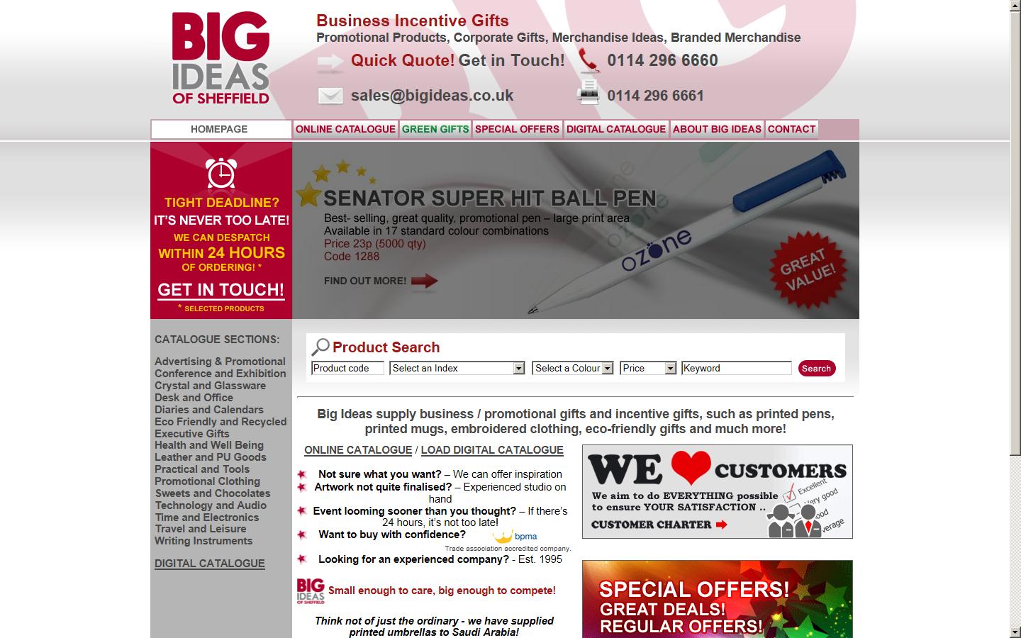 Big Ideas Ltd (Sheffield)  Website