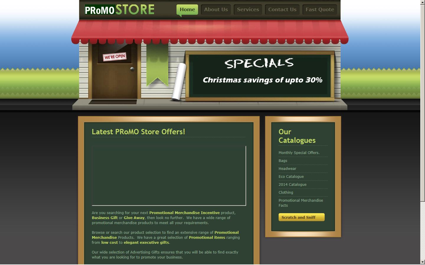 Promotional Merchandise Incentives (PMI) Website