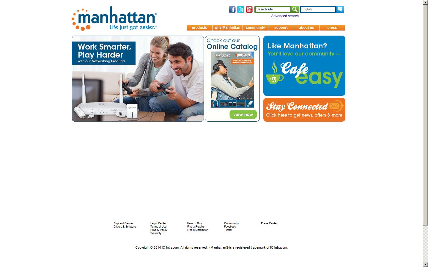 Manhattan Products (Birmingham) Ltd Website