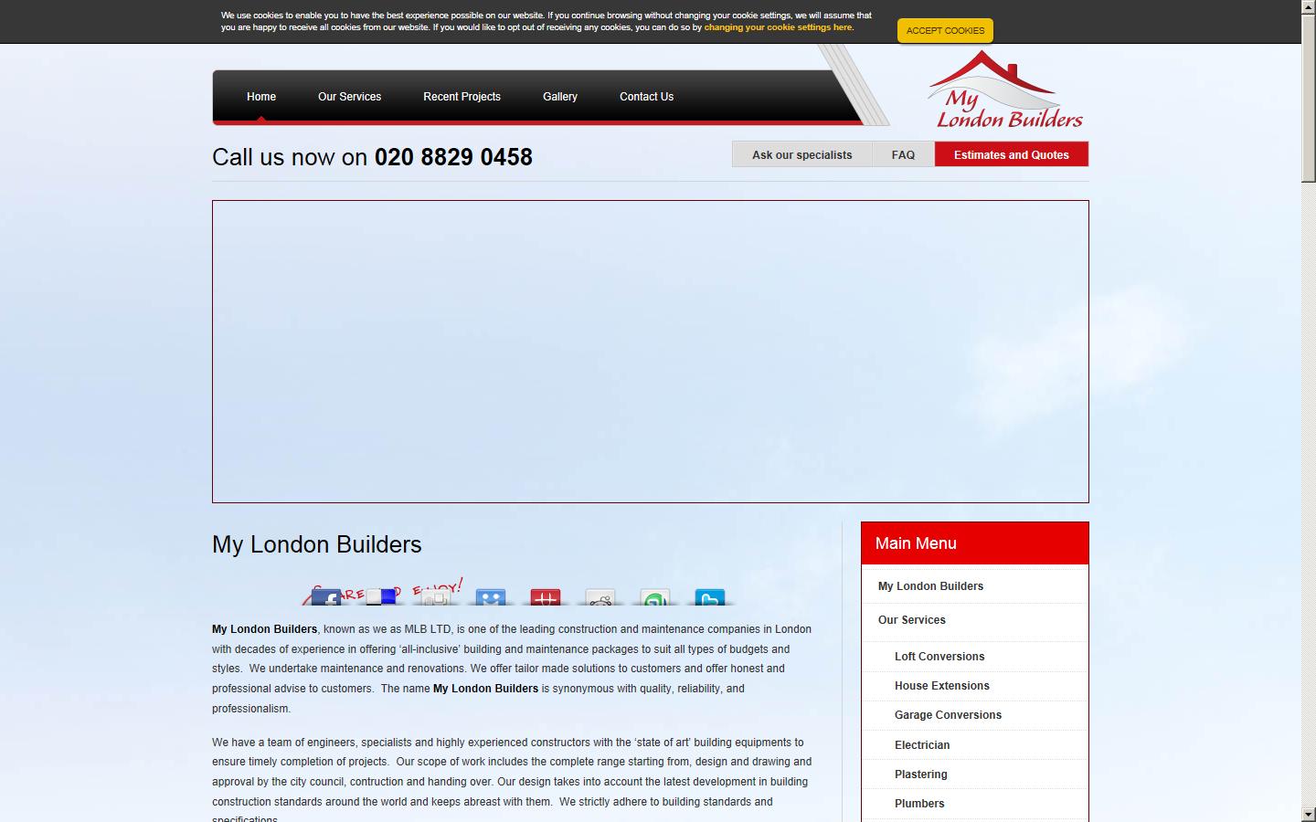 My London Builders Website