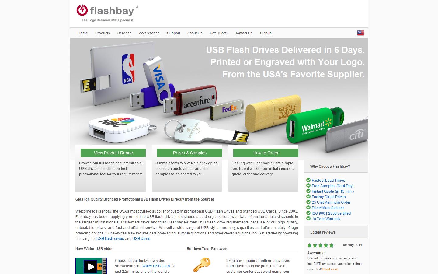 Promotional USB London Website