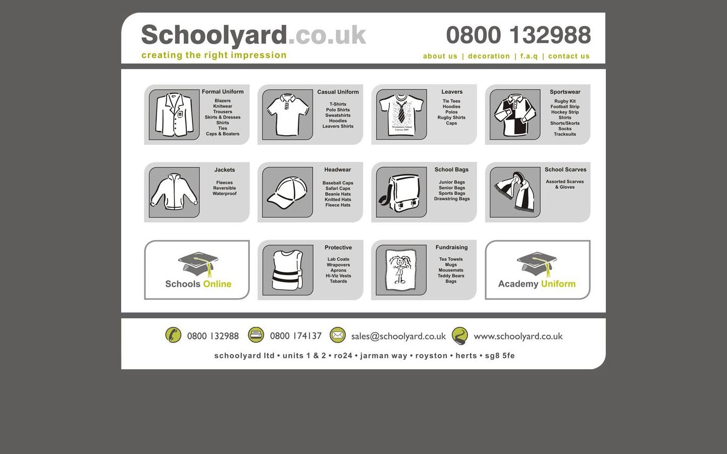 Schoolyard Ltd Website