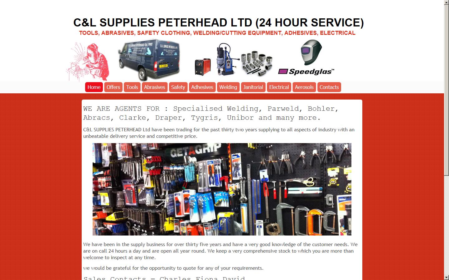 C & L Supplies Website