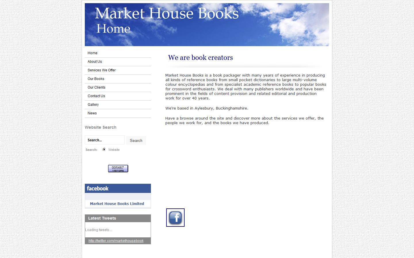 Market House Books Ltd Website