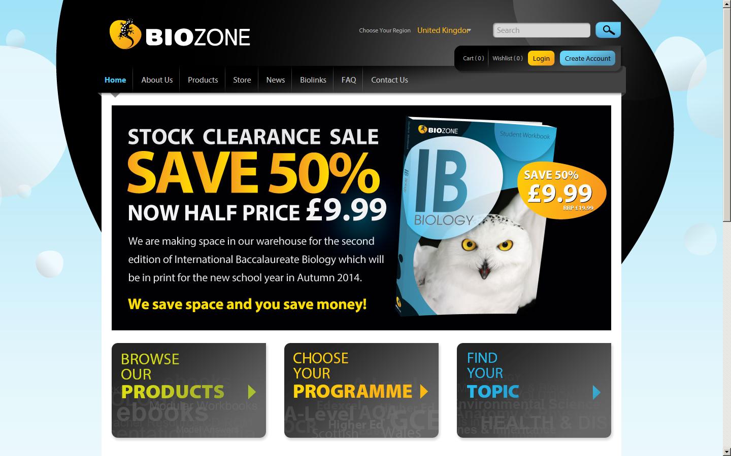 Biozone Learning Media Ltd Website