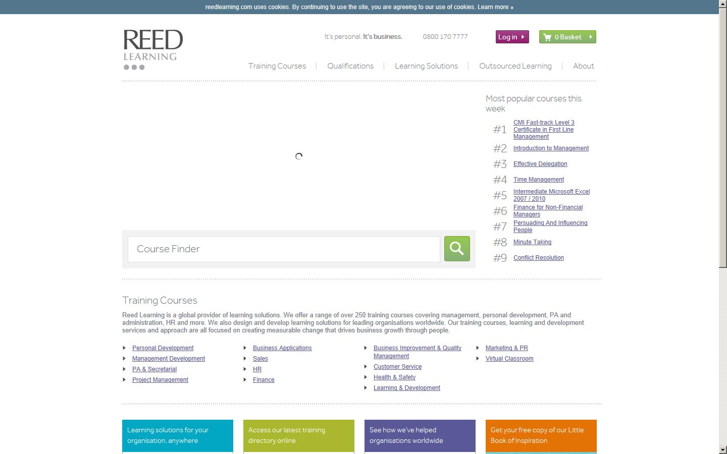 Reed Learning Website