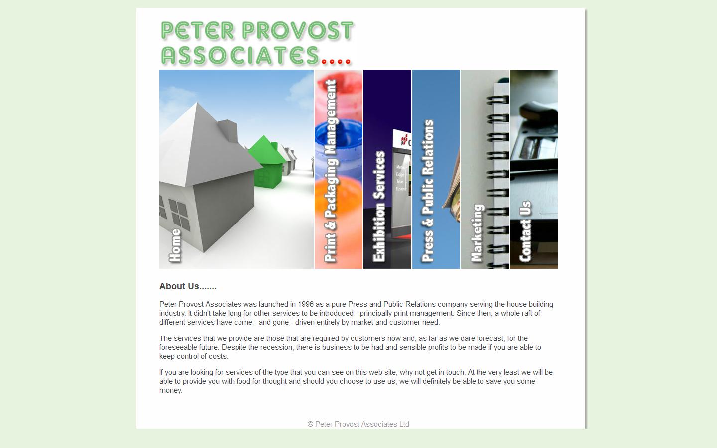 Peter Provost Associates Website