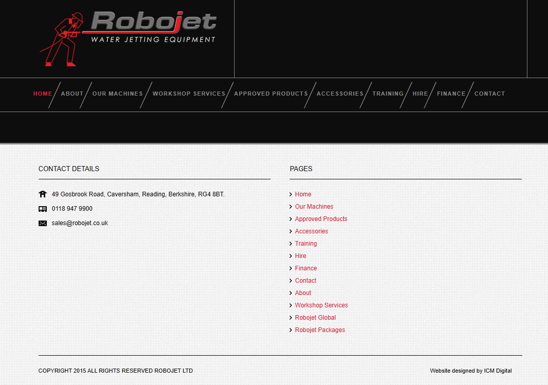 RoboJet Ltd Website