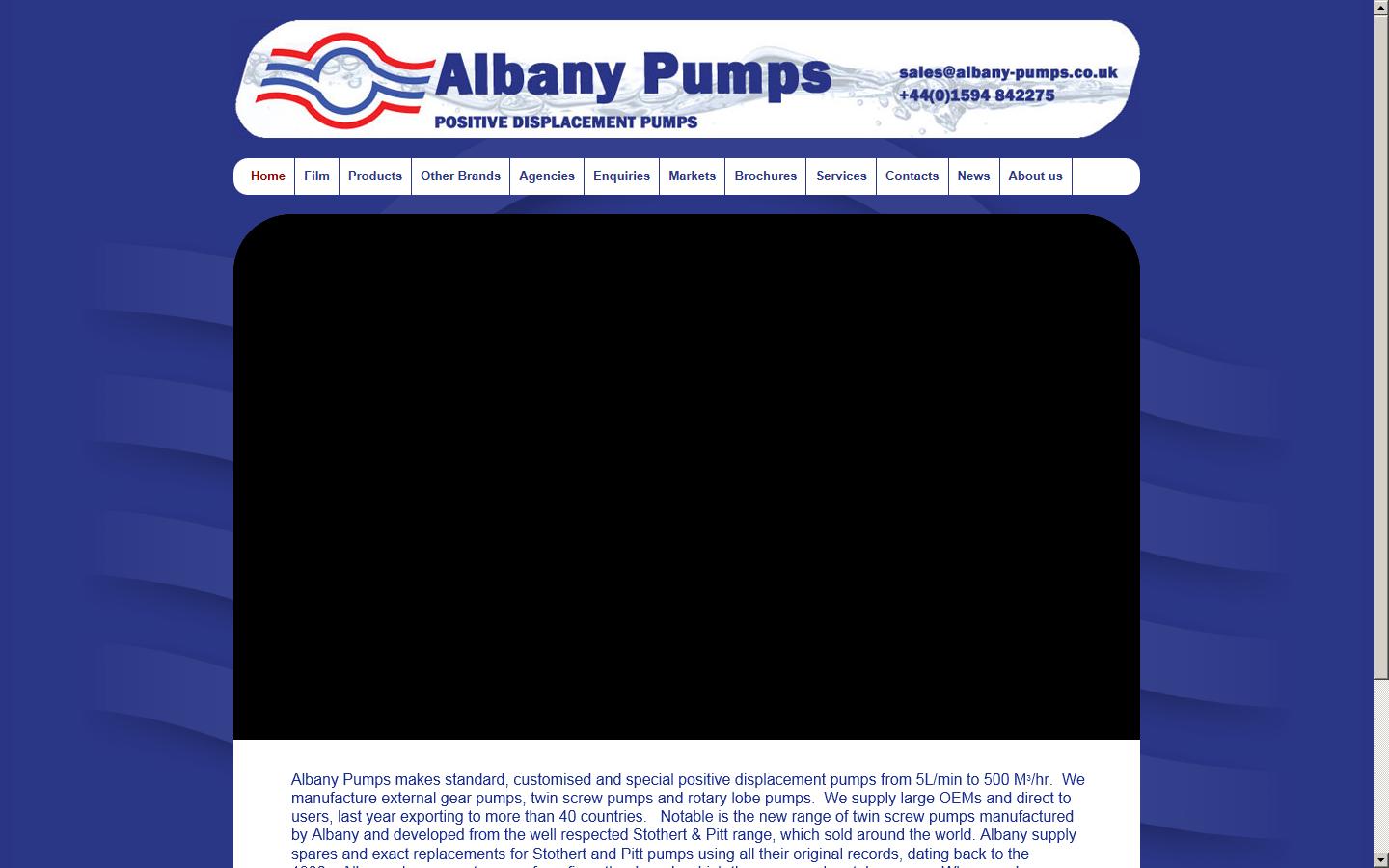 Albany Engineering Co Ltd Website