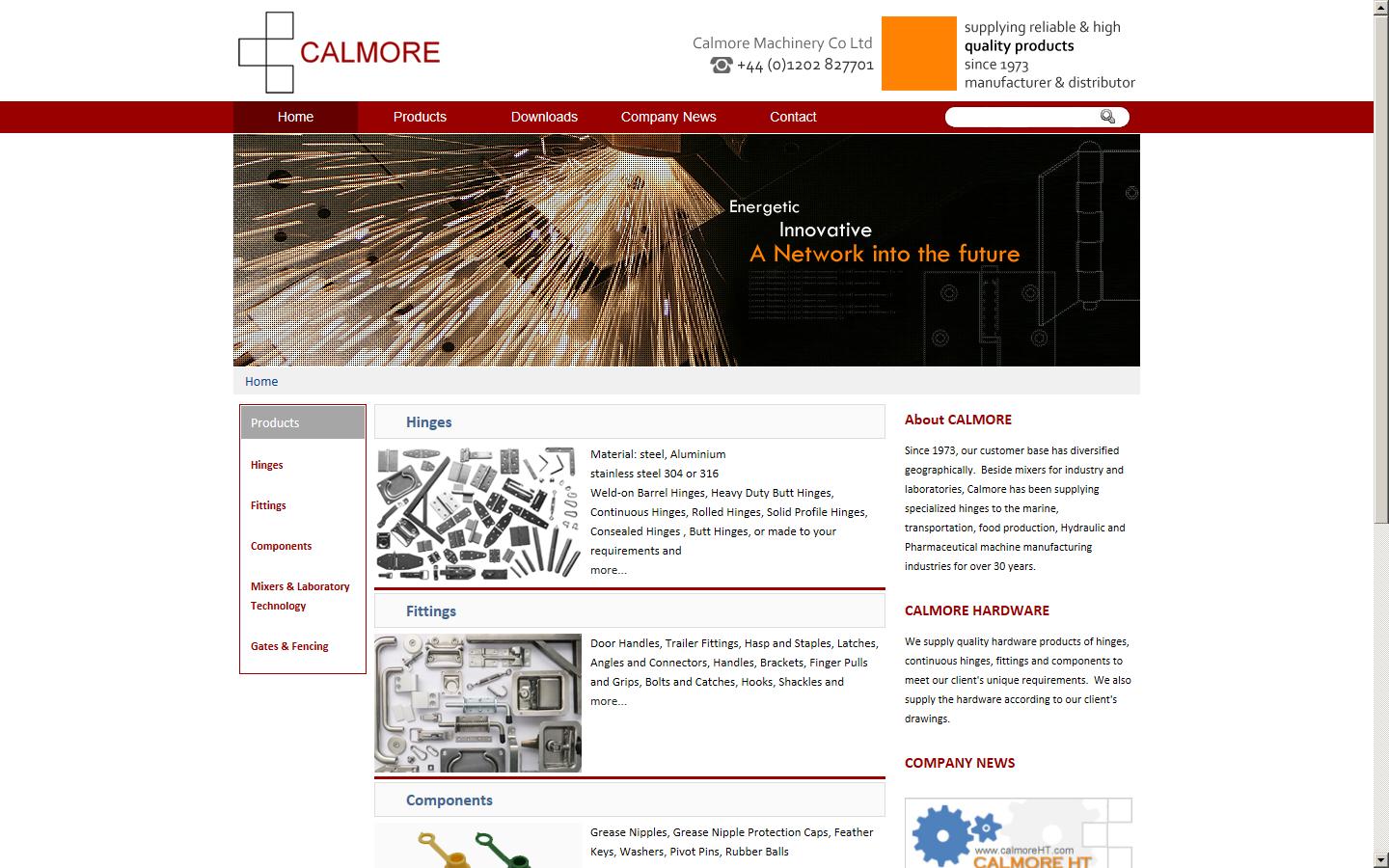Calmore Machinery Co Ltd Website