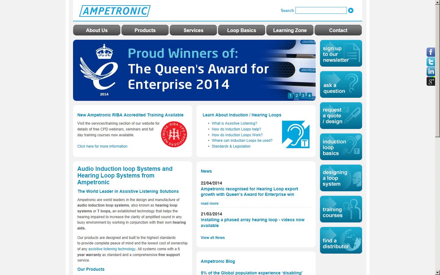 Ampetronic Ltd Website