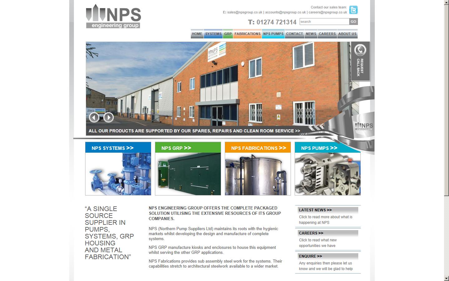 Northern Pump Suppliers Ltd Website