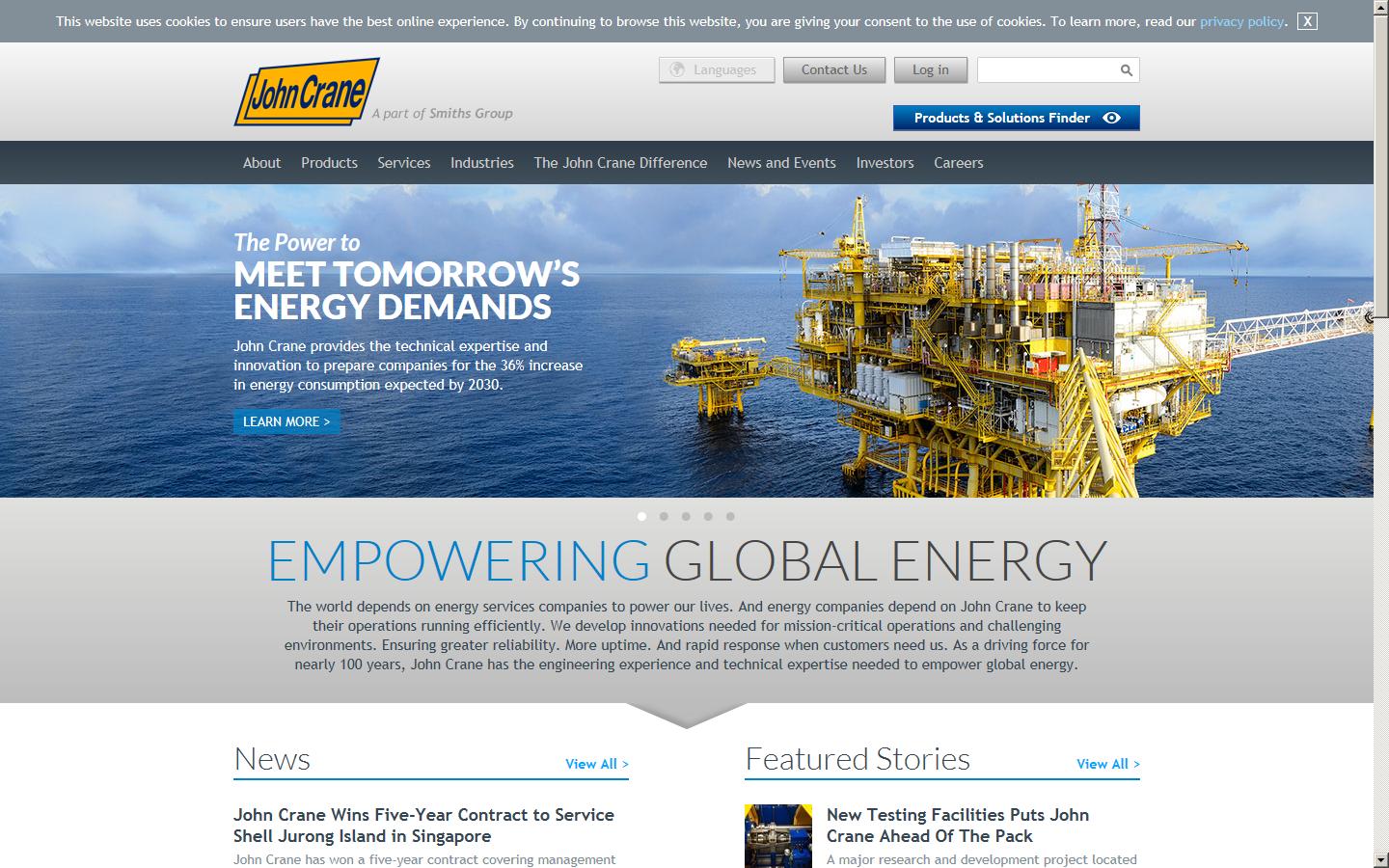 John Crane (UK) Website