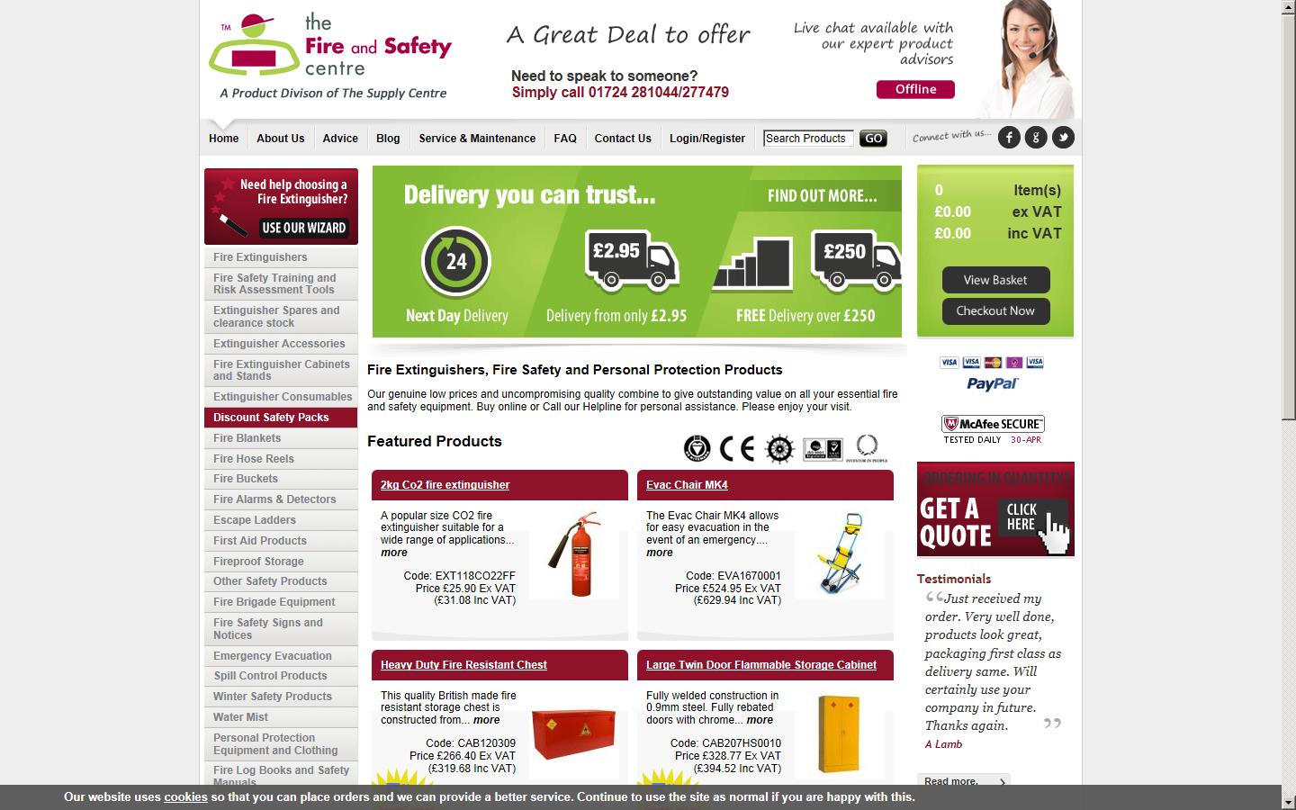 Fire & Safety Centre Website