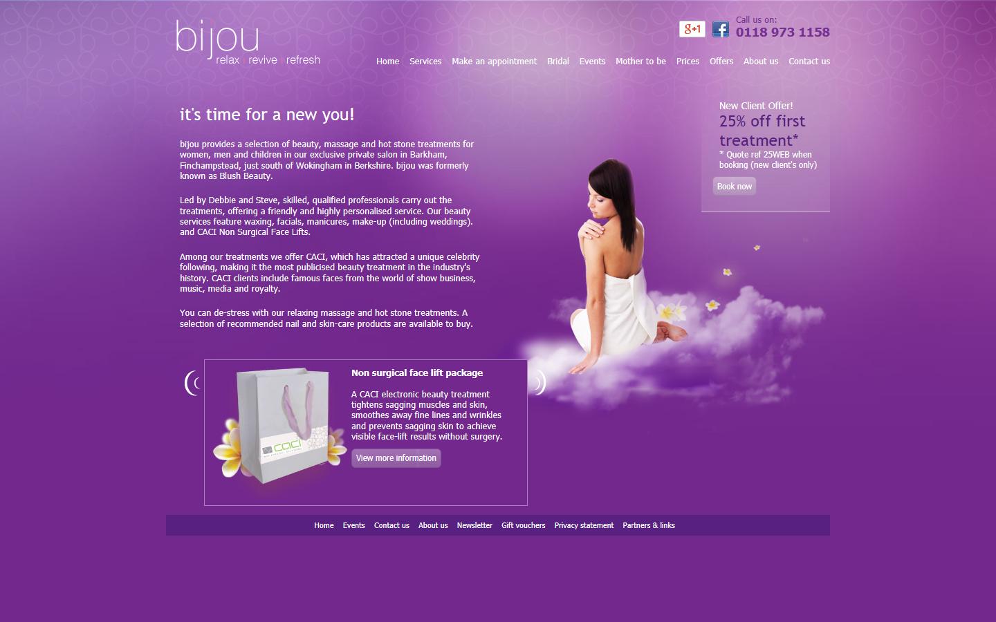 bijou Website