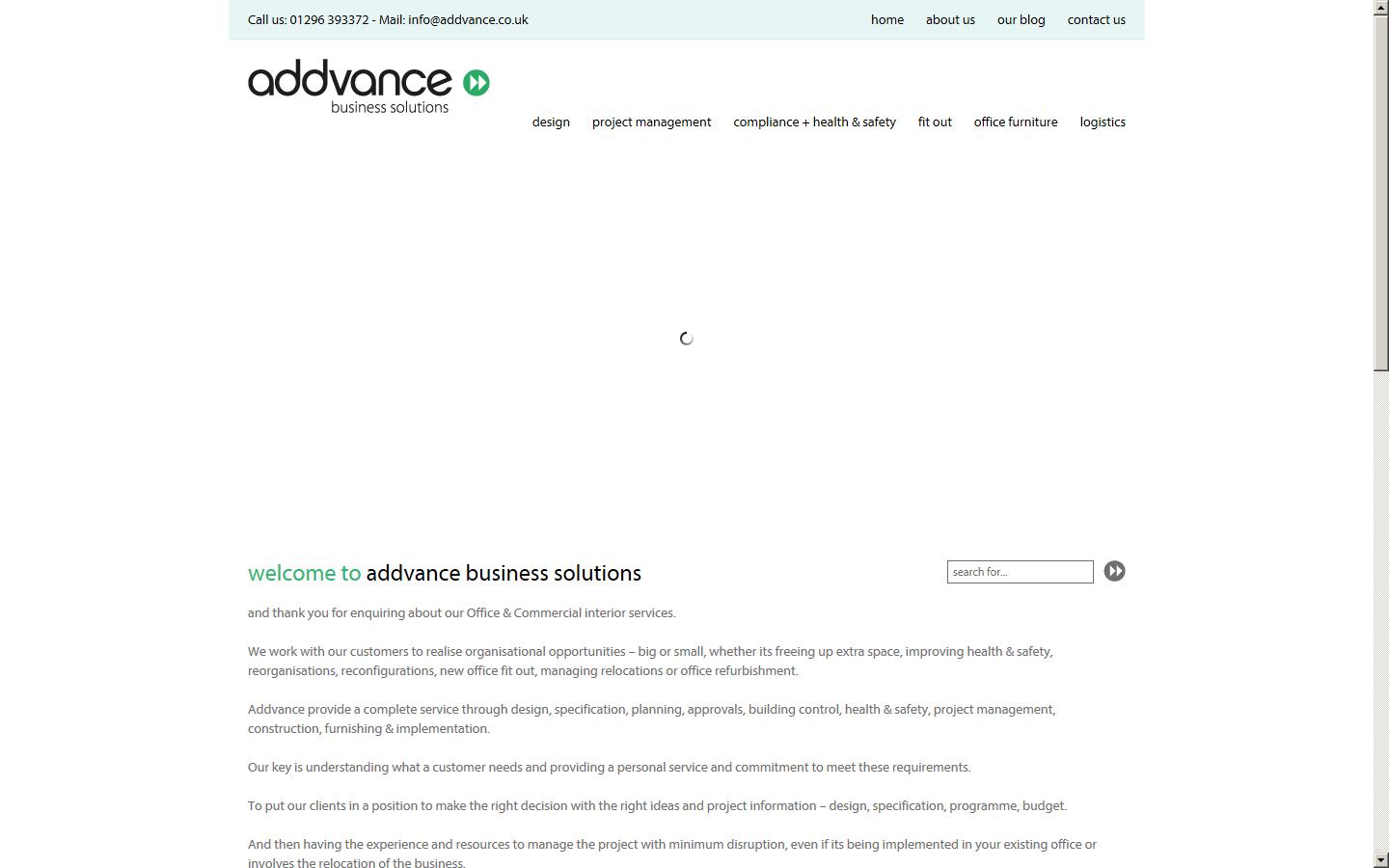 Addvance Business Solutions Website
