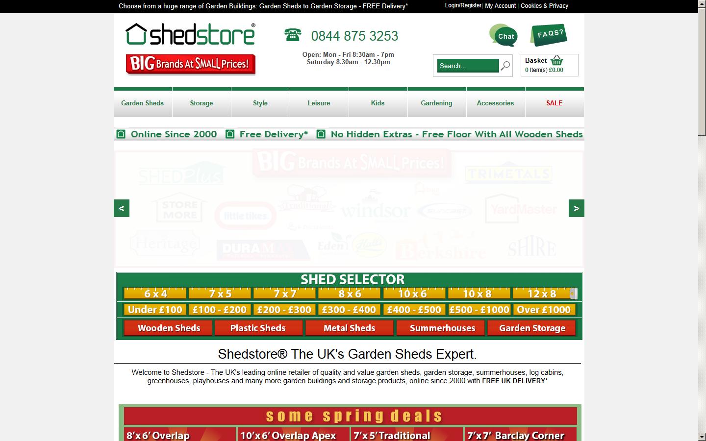 Shedstore LLP Website