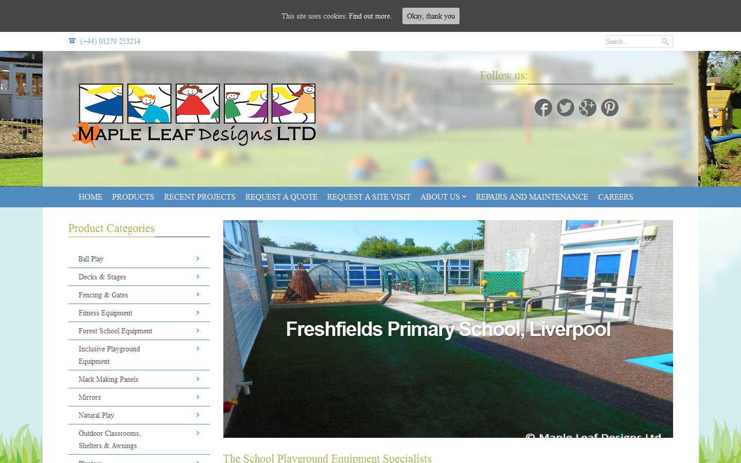 Maple Leaf Designs Ltd Website