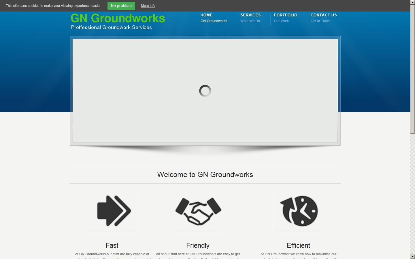 GM Groundworks Website