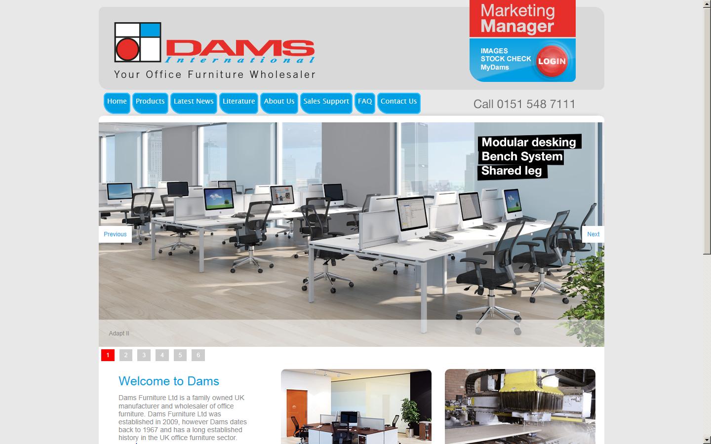Dams International Ltd Website