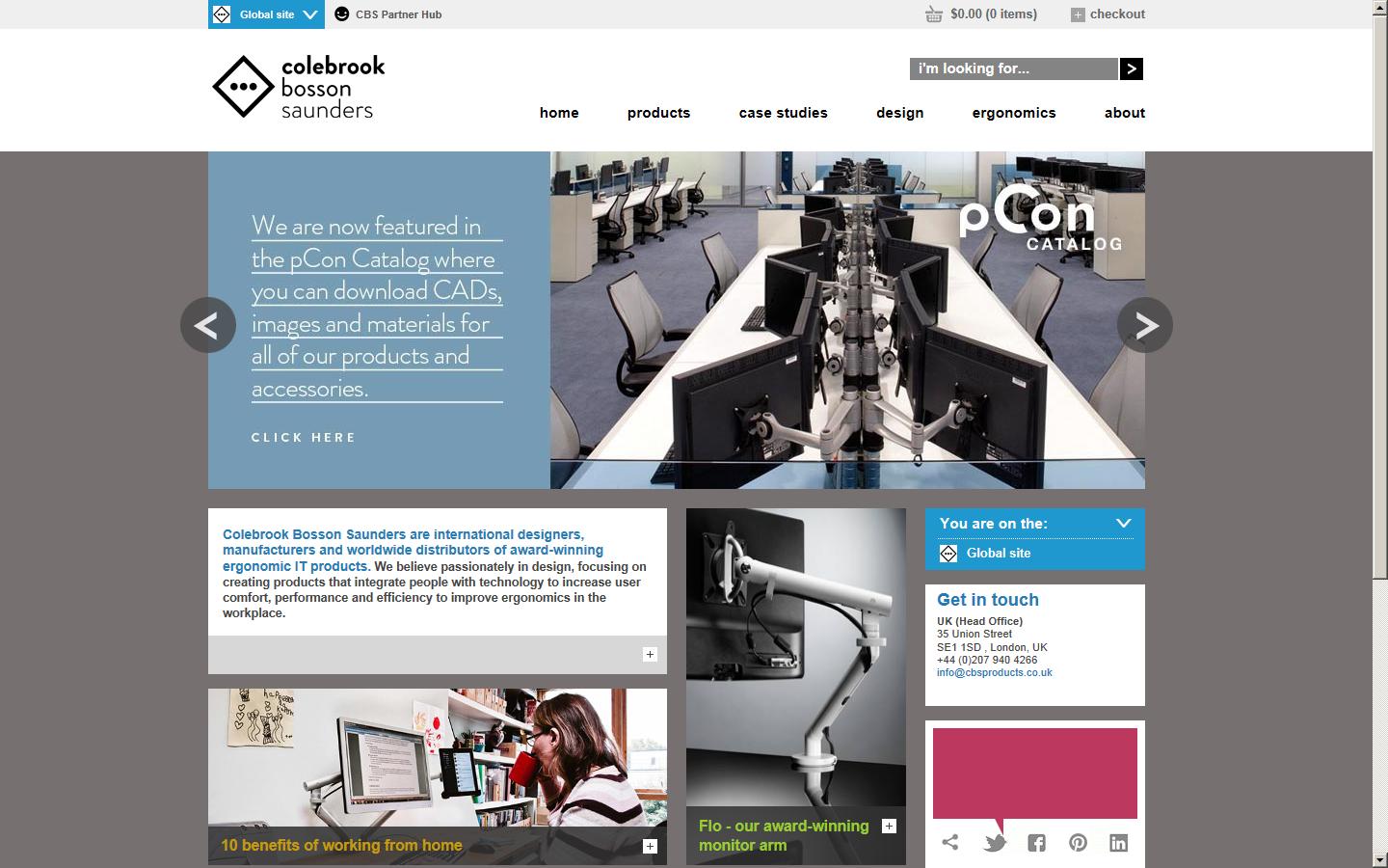 Colebrook Bosson & Saunders Website