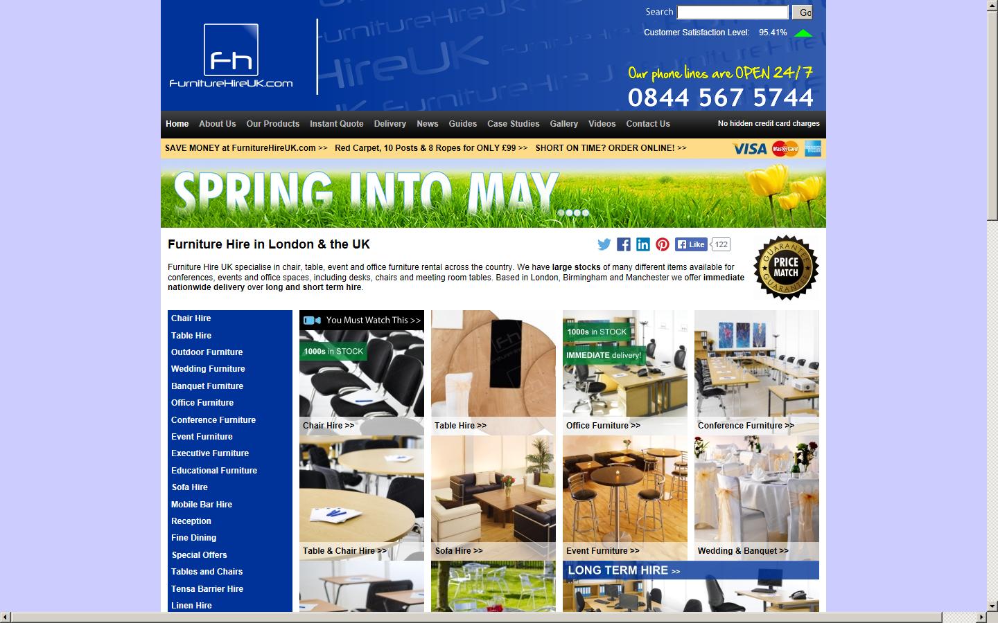 Furniture Hire UK Website