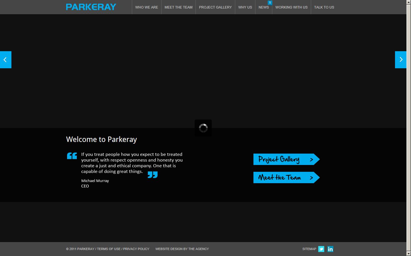 Parkeray Ltd Website