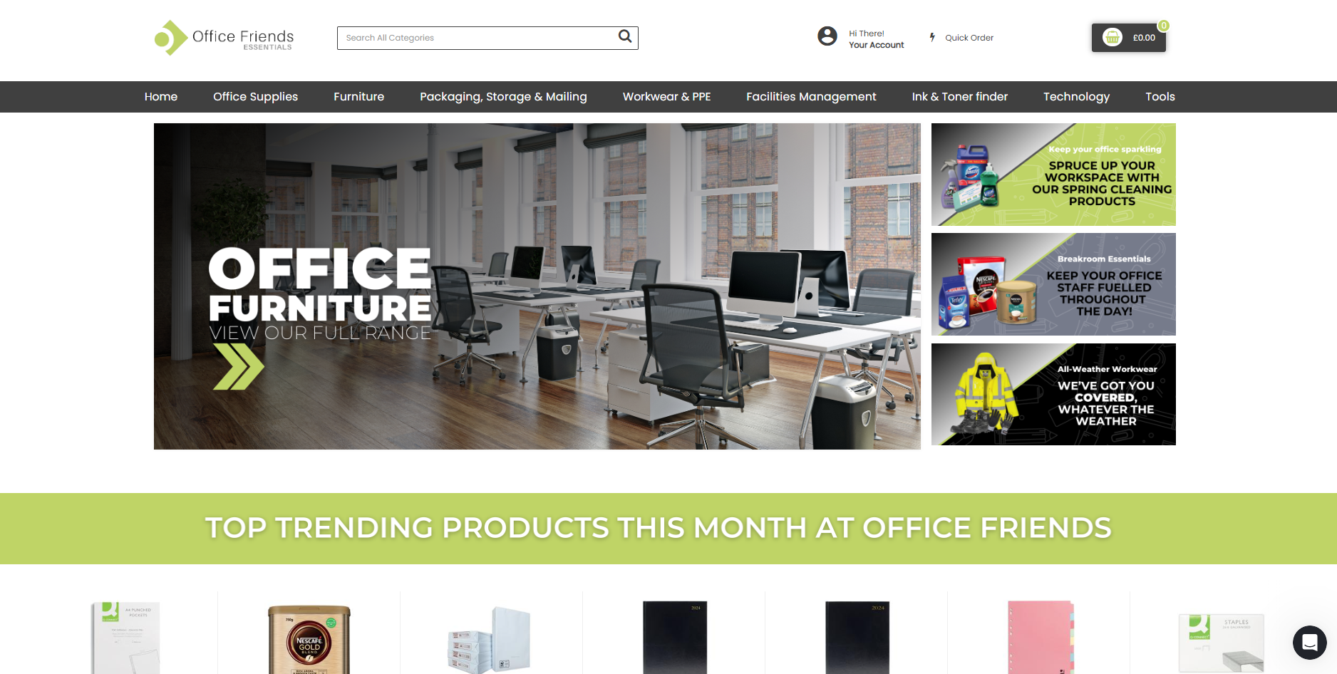 Office Friends Essentials  Website