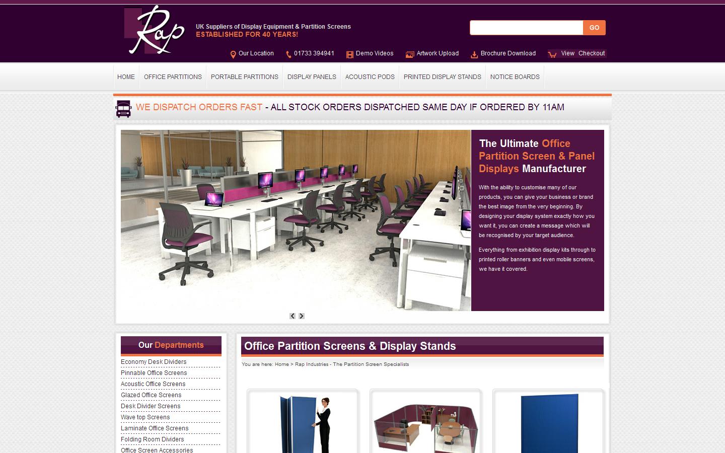 Rap Industries Ltd Website