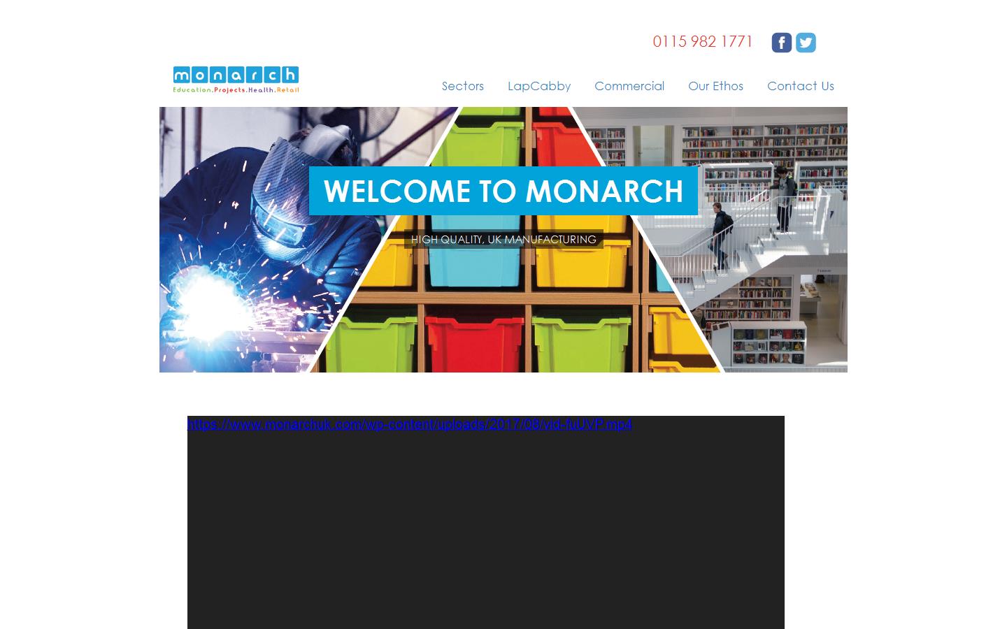 Monarch Computer Furniture Website