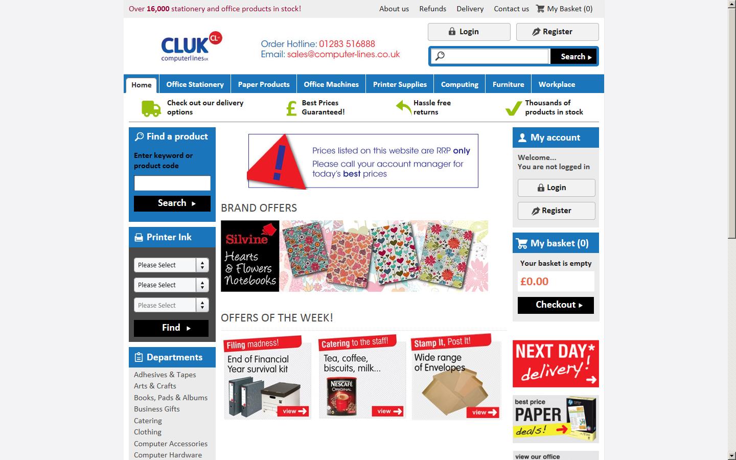 Computer Lines Ltd Website