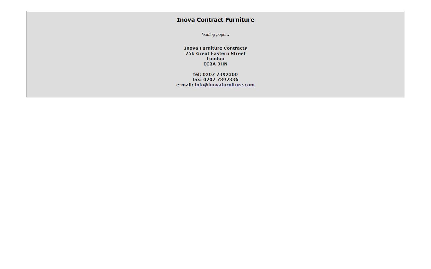 Inova Furniture Contract Website