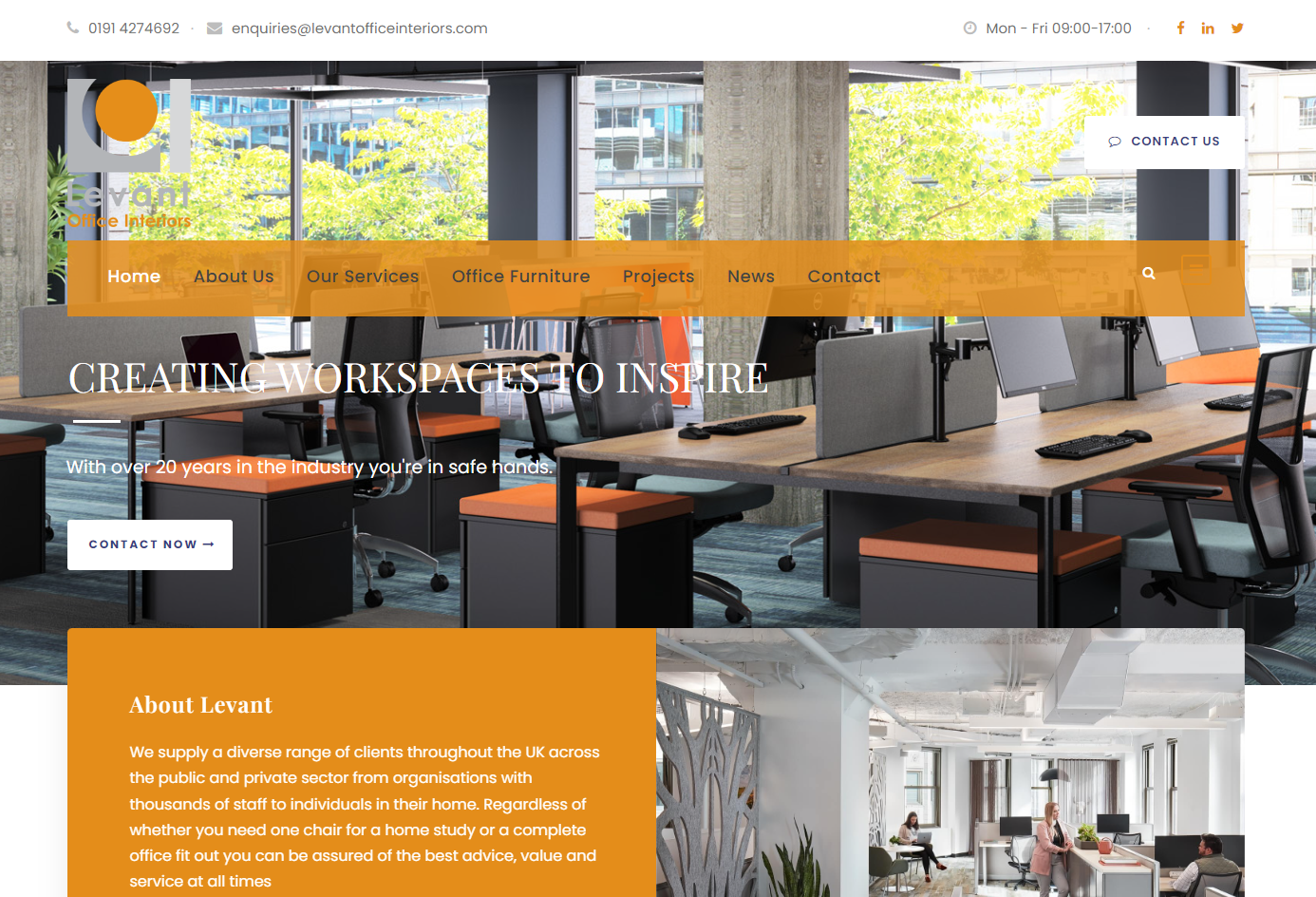 Levant Interiors Website