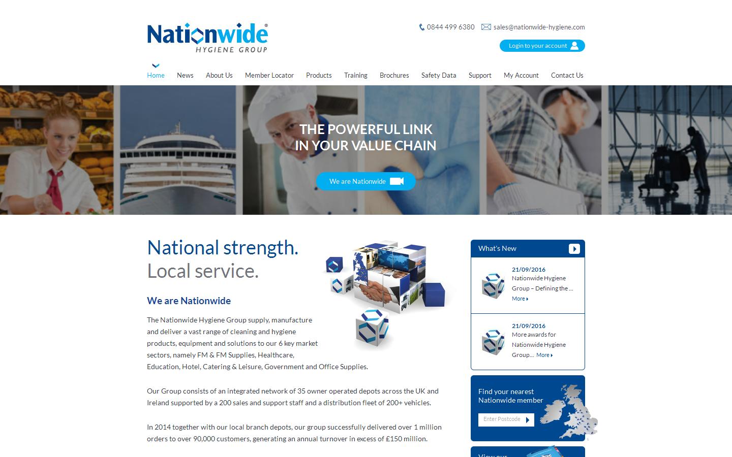 Nationwide Hygiene Supplies Ltd Website