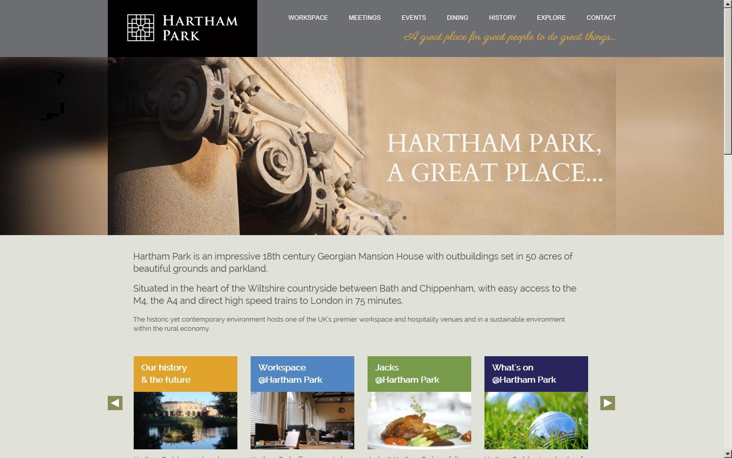 Hartham Park PLC Website