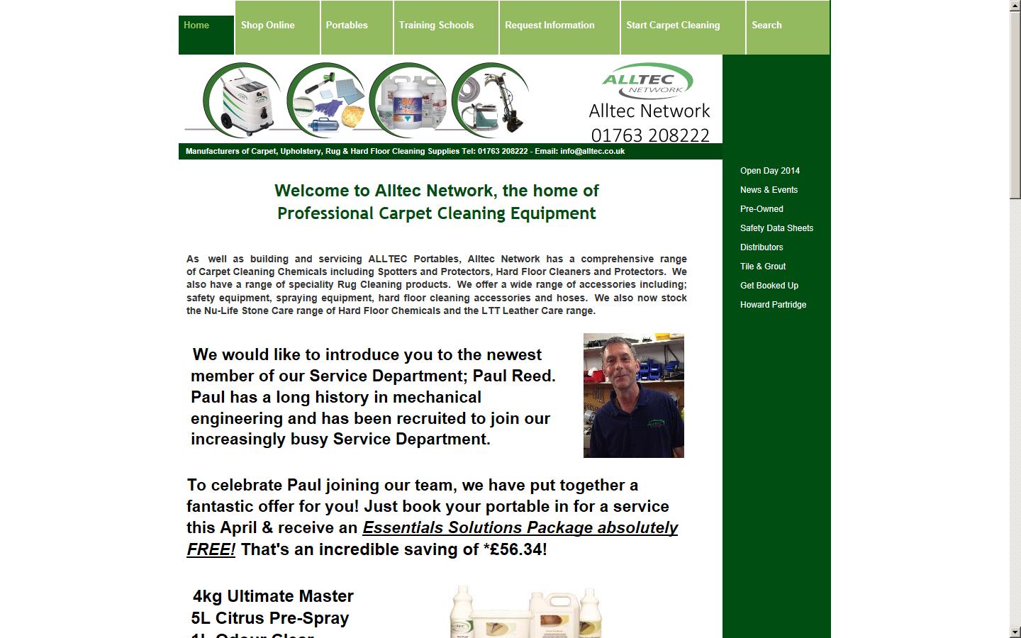 Alltec Network, Website