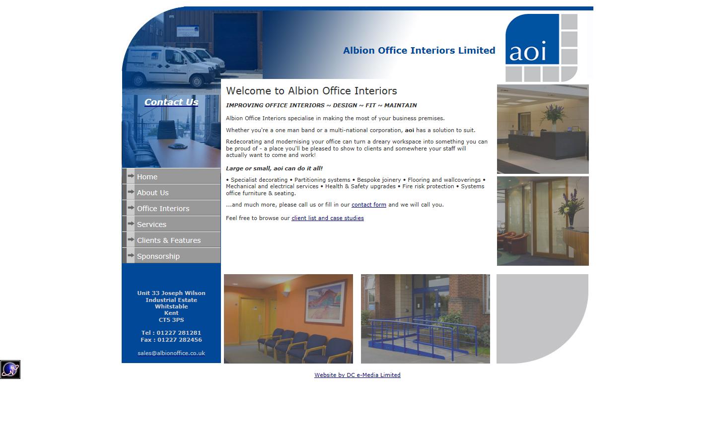 Albion Office Interiors Ltd Website